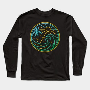 Wave in Summer Long Sleeve T-Shirt